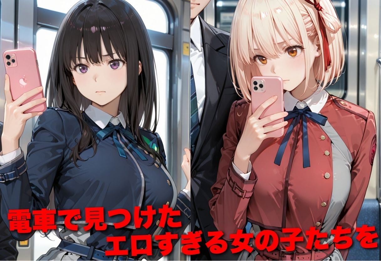 電車で痴●した美女をガラスに押し付けメス堕ちさせた話 リ●リスリコイル編 サンプル画像1