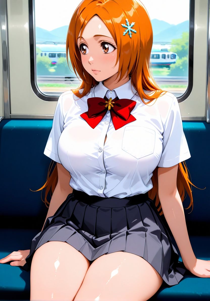 電車痴●  巨乳清楚女子 サンプル画像1