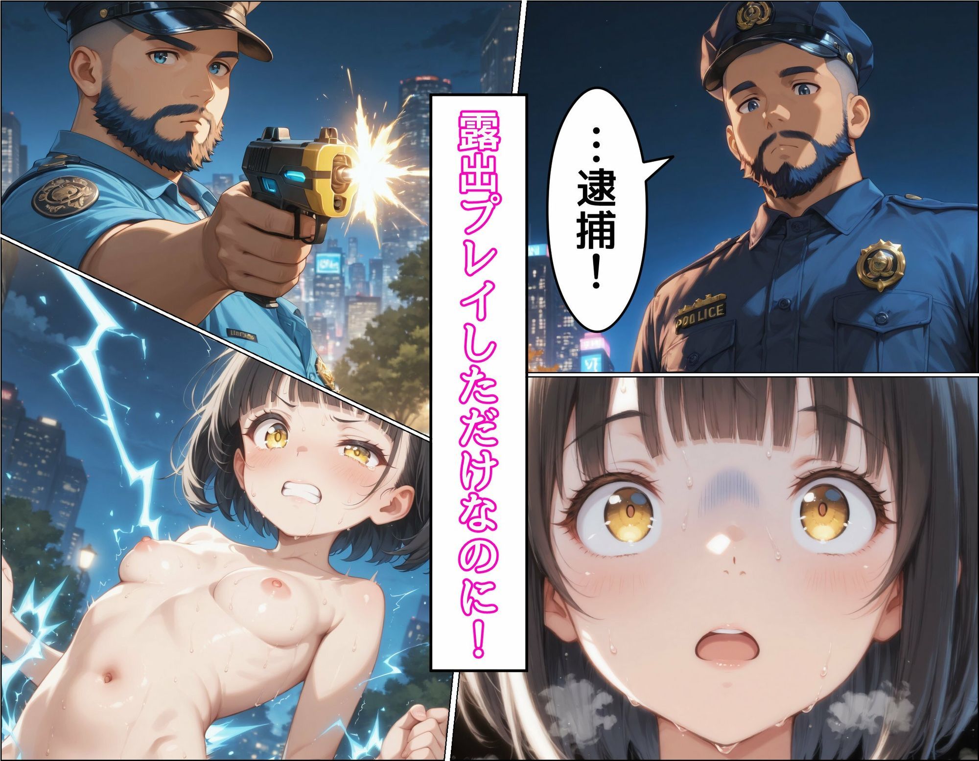 露出プレイしただけなのに！〜監獄種付け〜 サンプル画像4