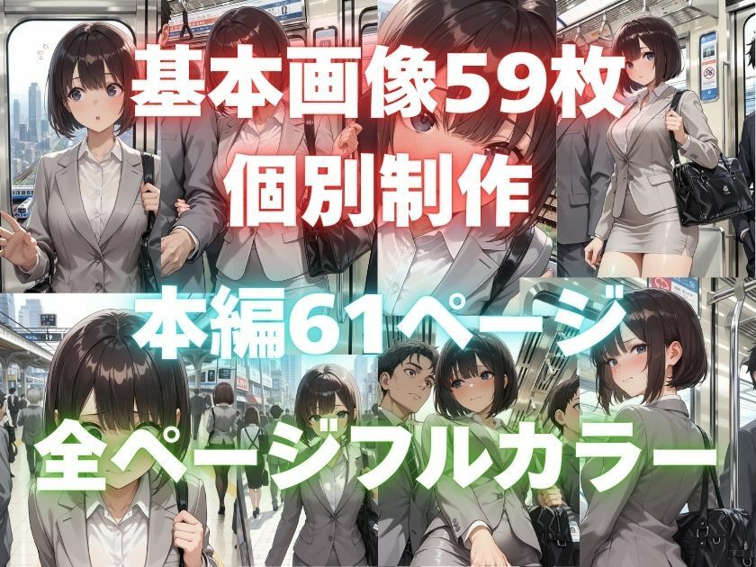 露出妄想はとめられない…クミの妄想2〜電車通勤編〜前編 サンプル画像5