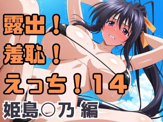 露出！羞恥！えっち！二次創作イラスト集14［姫島○乃］ サンプル画像1