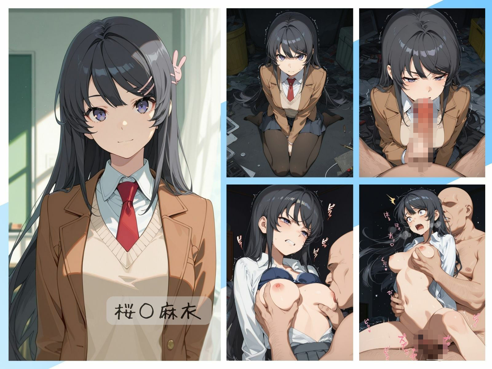 青ブタ女子わからせまとめ サンプル画像1