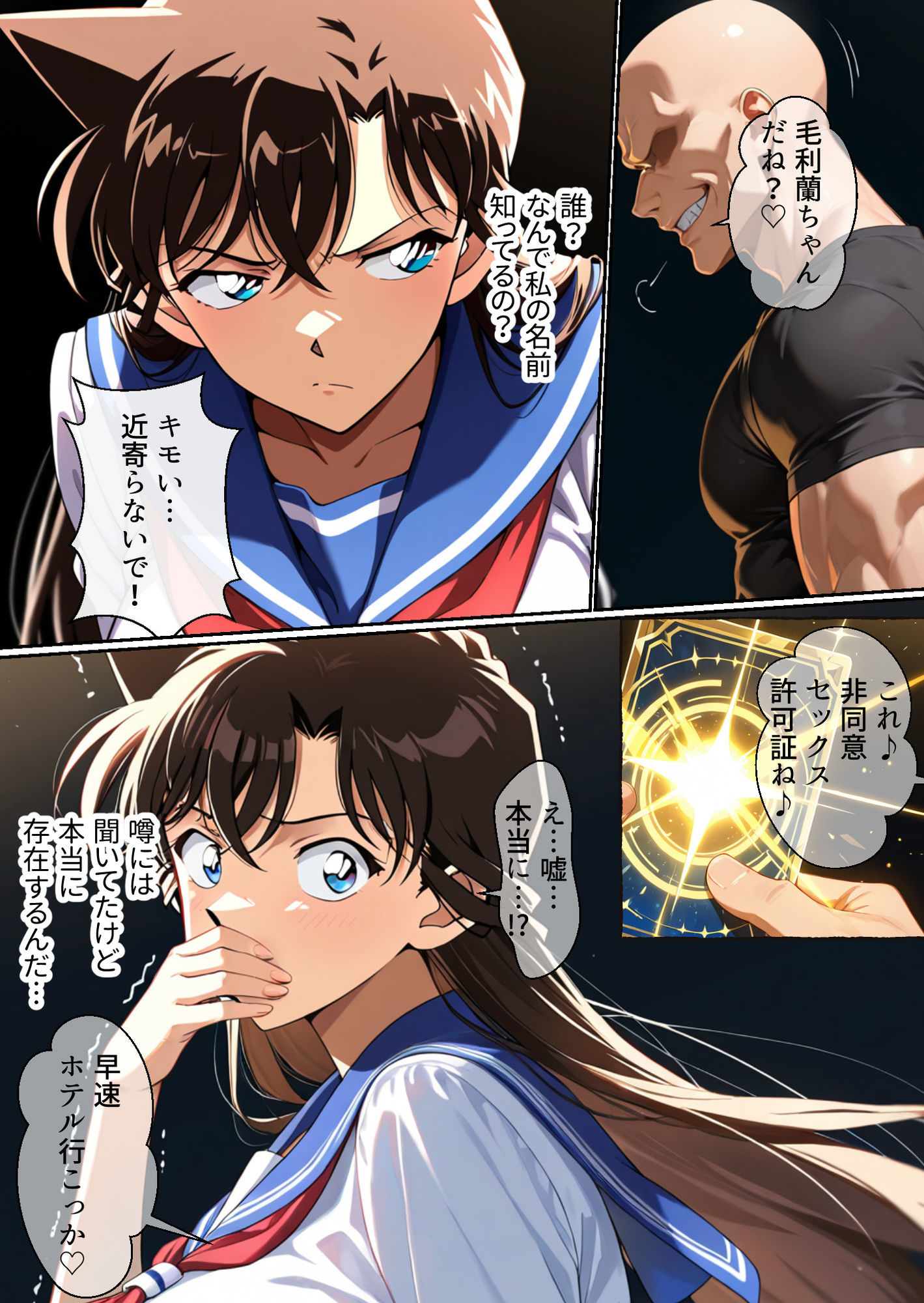 非同意性交許可証で名探偵美女たちと俺だけのハーレムを築く 1 サンプル画像3