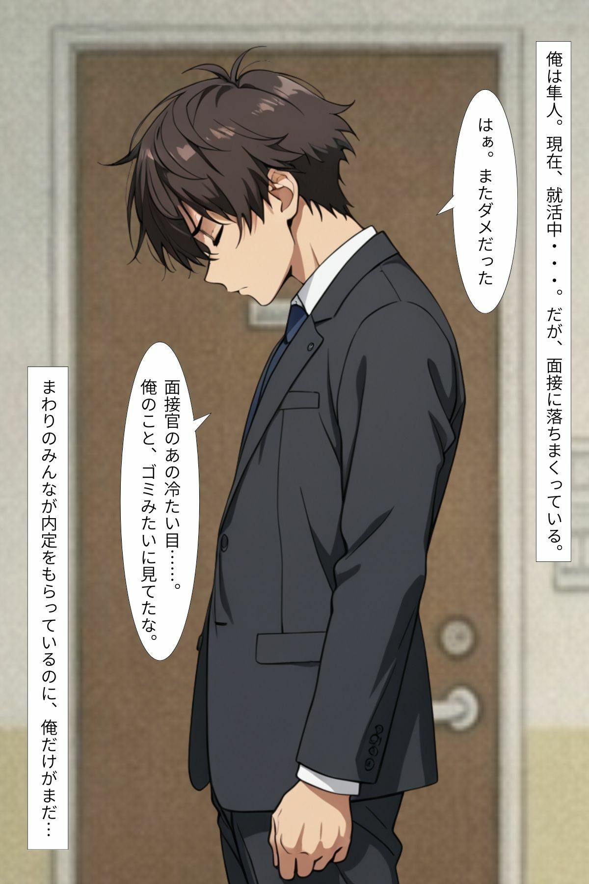 面接全落ちで人生詰んだ俺を、巨乳人妻がパイズリ中出しで慰めてくれた話 サンプル画像2