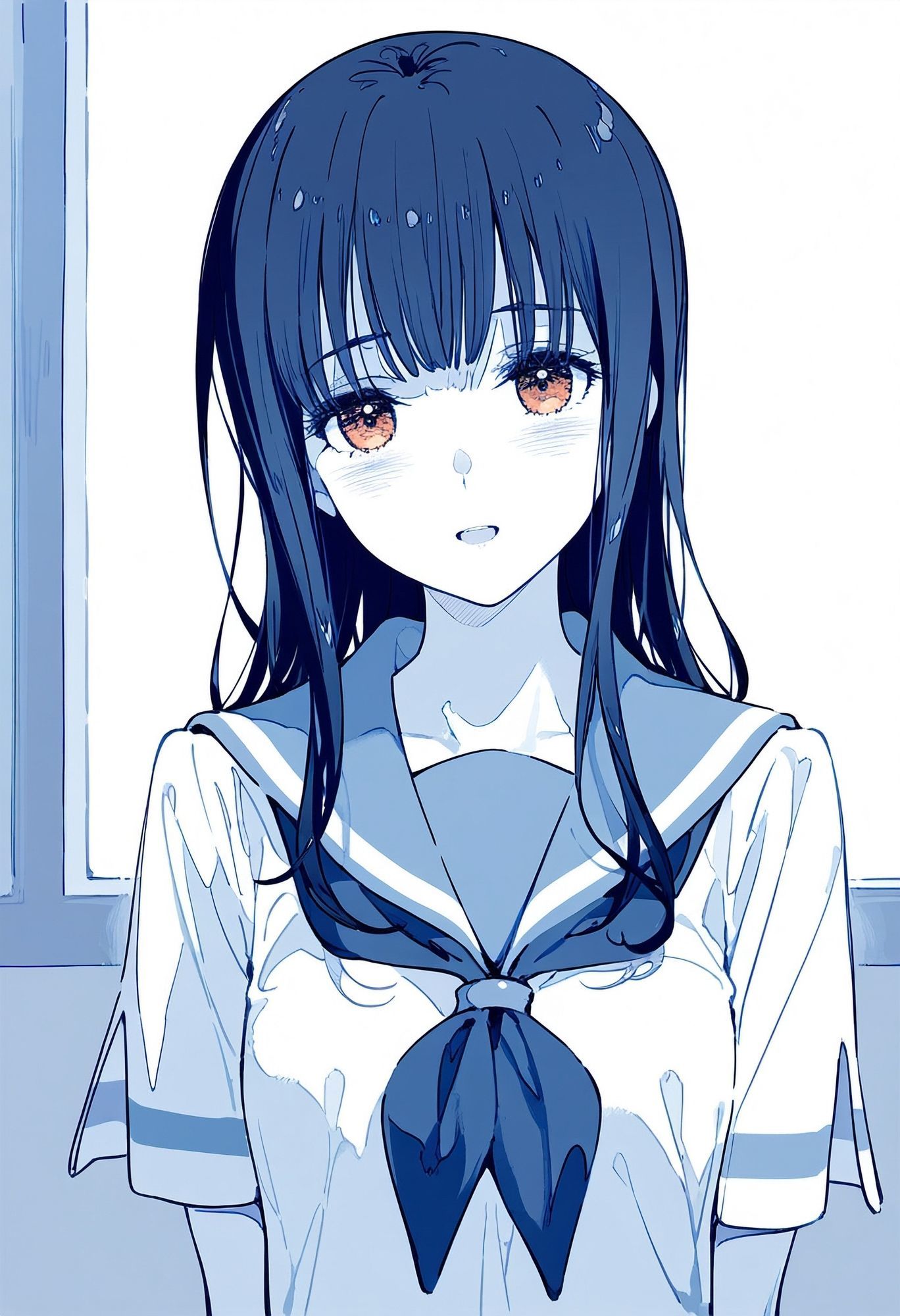 響け！ユ〇フォニアム 鎧◯みぞれと休日練習（嘘） サンプル画像1