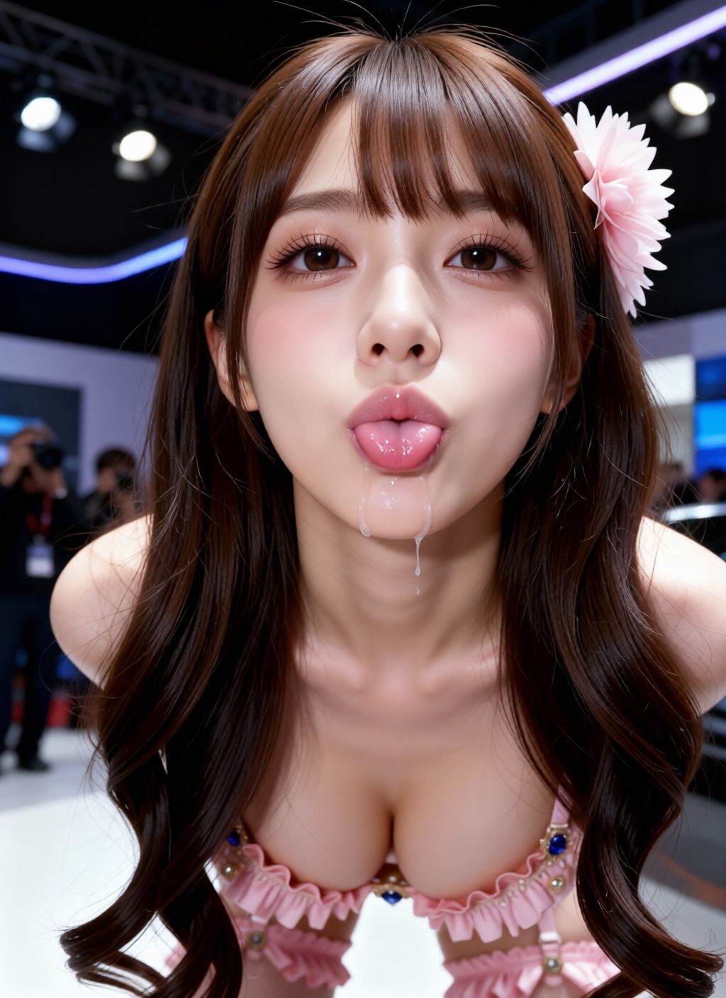 顔面フェチ  美少女達のドアップエロ顔  パパカツ女子  新体操  キャンペンガール  コスプレイヤー サンプル画像8