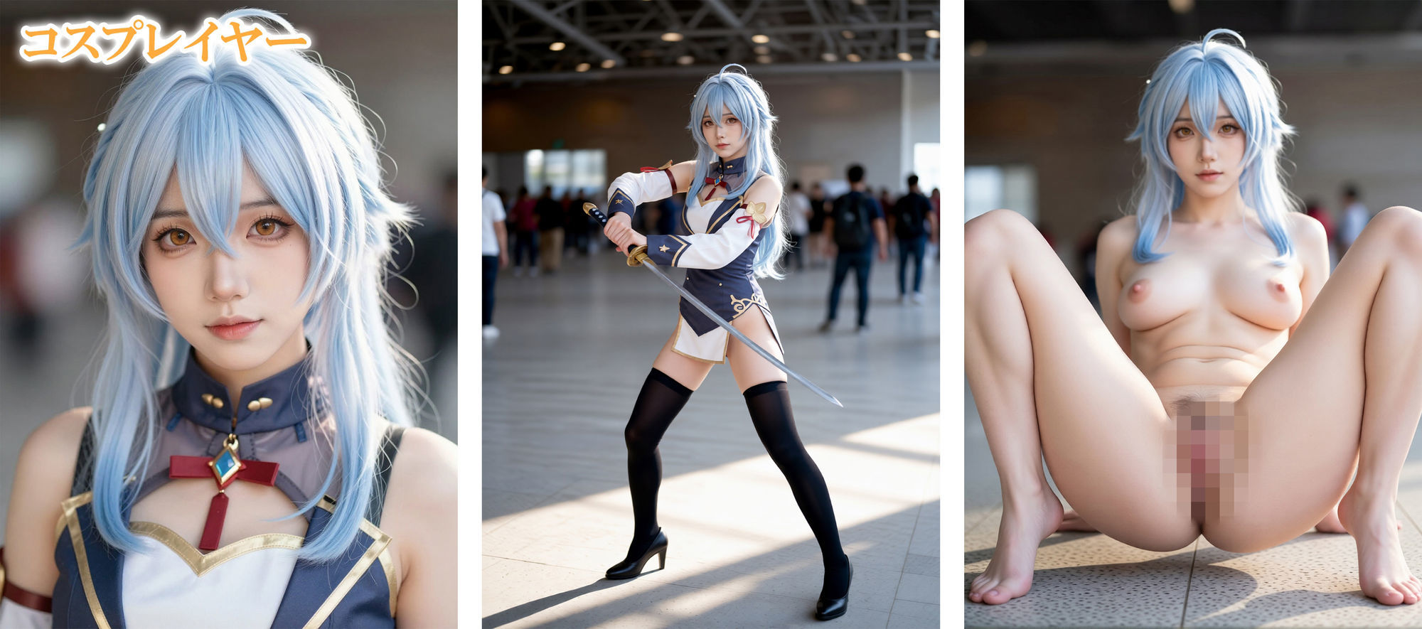 顔面フェチ  美少女達のドアップエロ顔  パパカツ女子  新体操  キャンペンガール  コスプレイヤー サンプル画像9