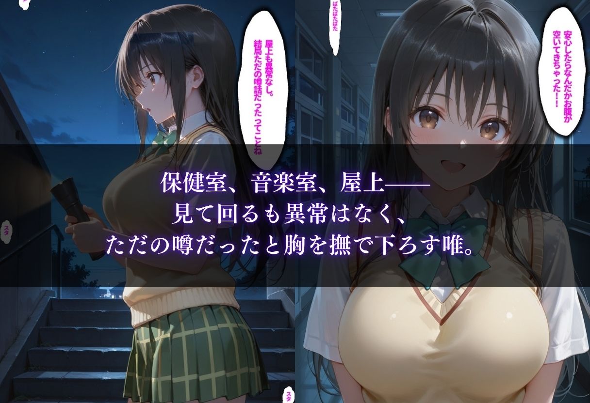 風紀委員が夜の校舎で媚薬堕ち 古手川唯の秩序崩壊 サンプル画像3