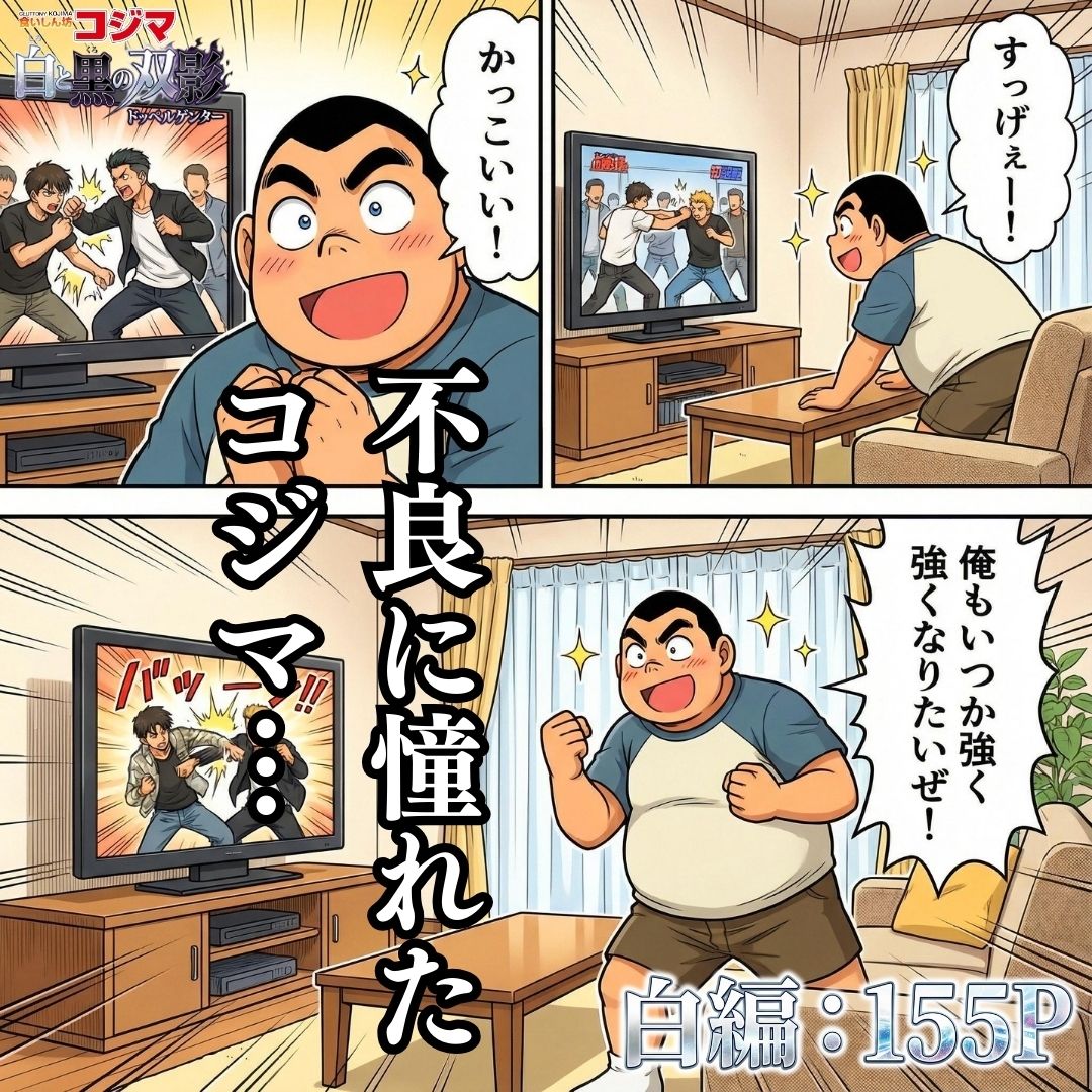 食いしん坊コジマ 白と黒のドッペルゲンター サンプル画像1