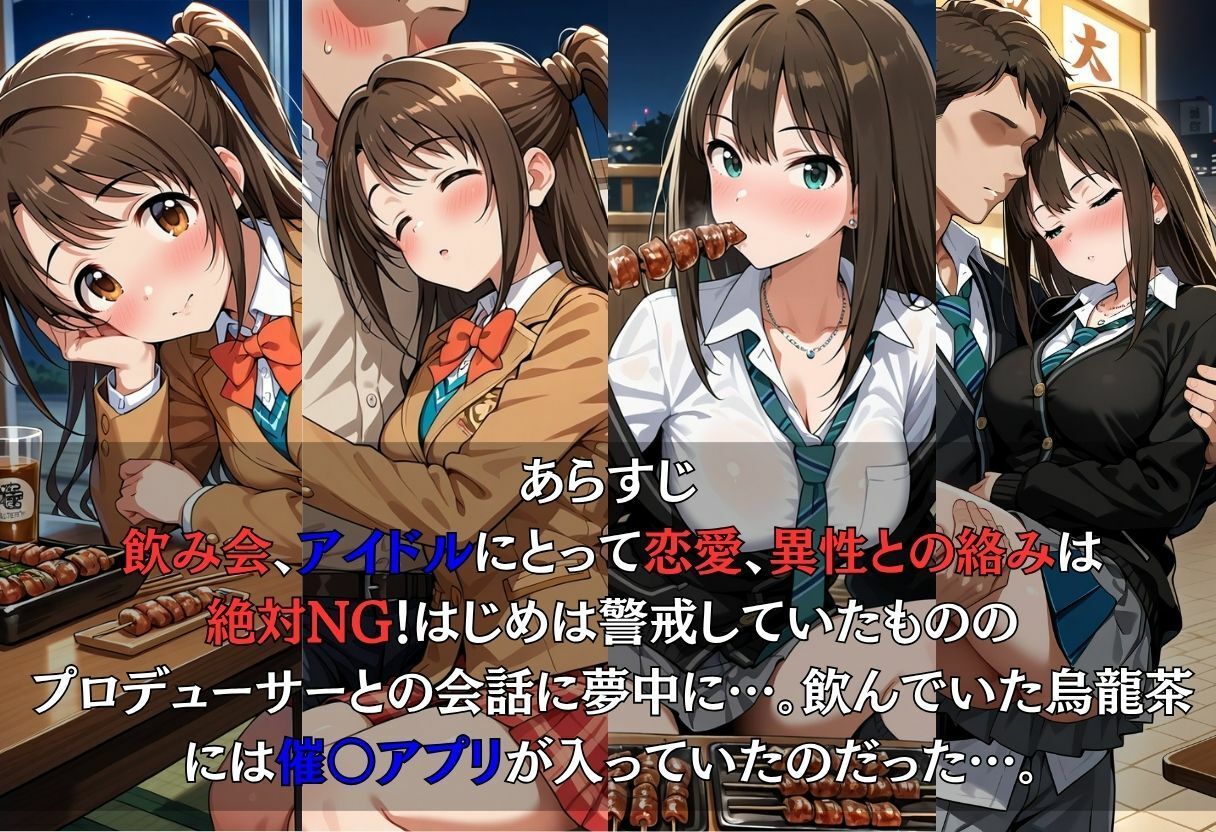 飲み会で喰われるアイドルたち・・・催●で強●枕営業 サンプル画像1