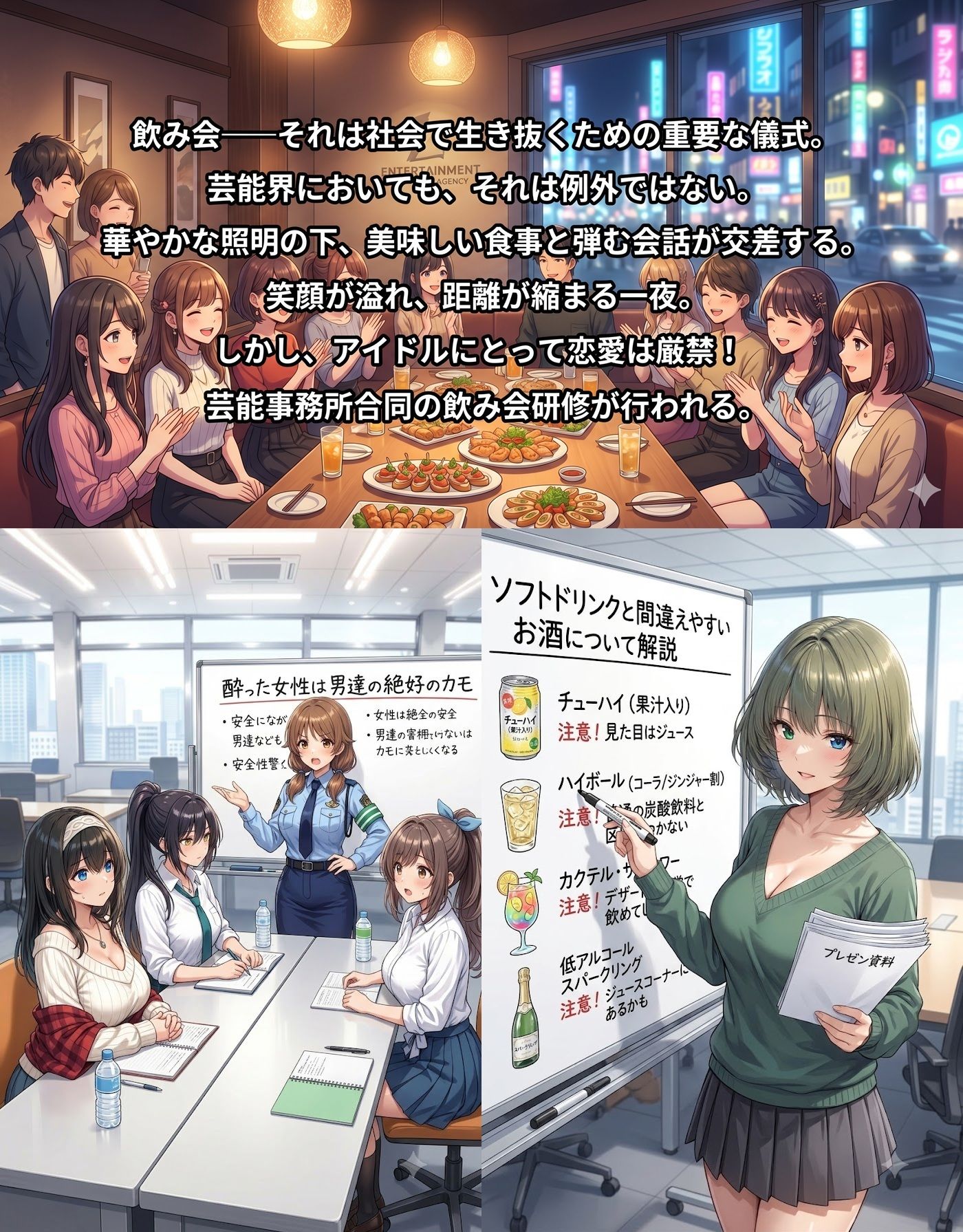 飲み会で喰われるアイドル達2 サンプル画像1