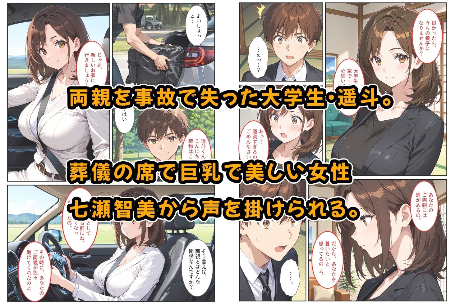 養子になったら爆乳義母と双子義妹に誘惑されて中出しセックスしています！〜双子妹編〜 サンプル画像1