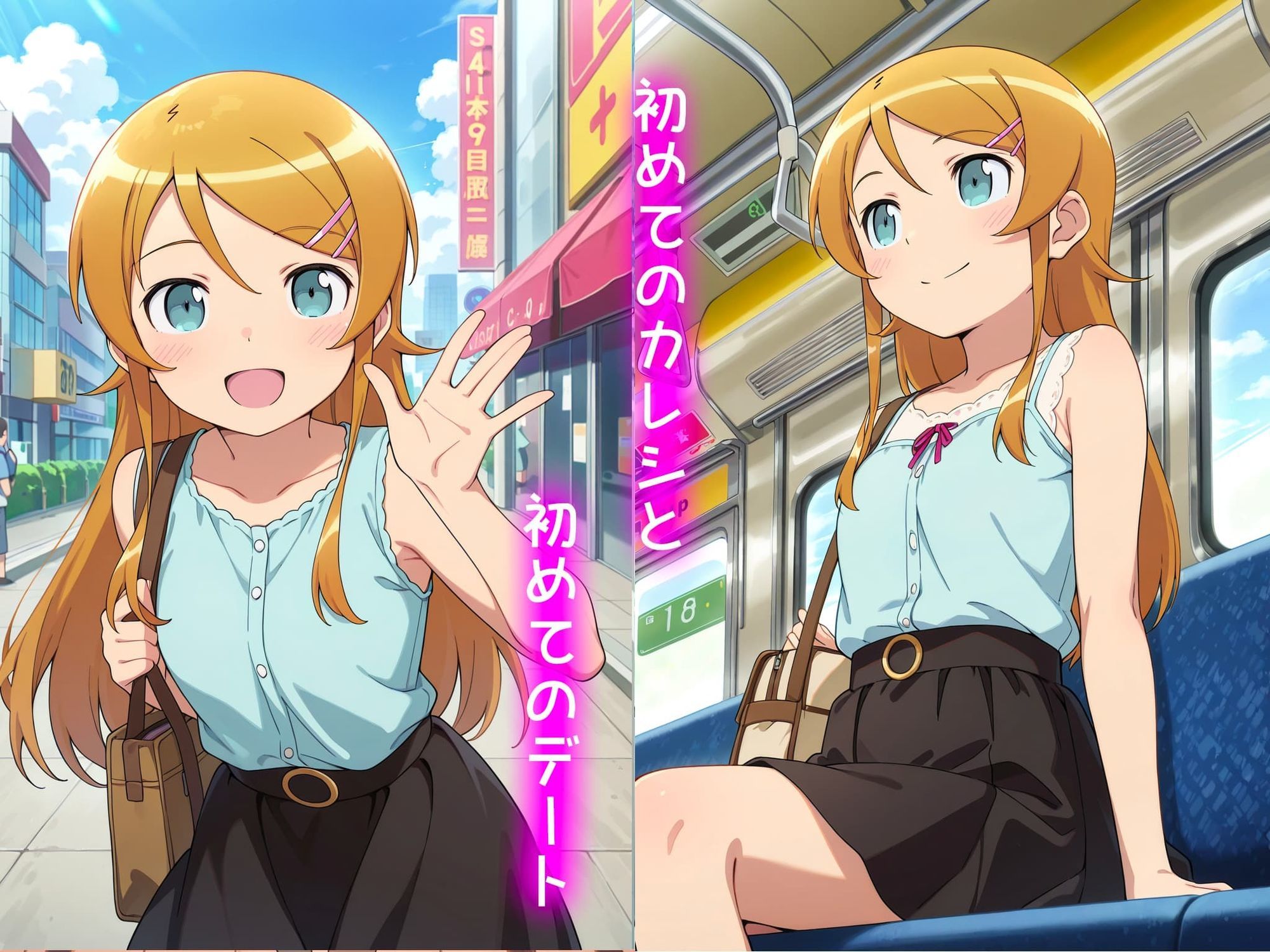 高坂桐乃の処女卒業記録2〜inプールデート編〜 サンプル画像1