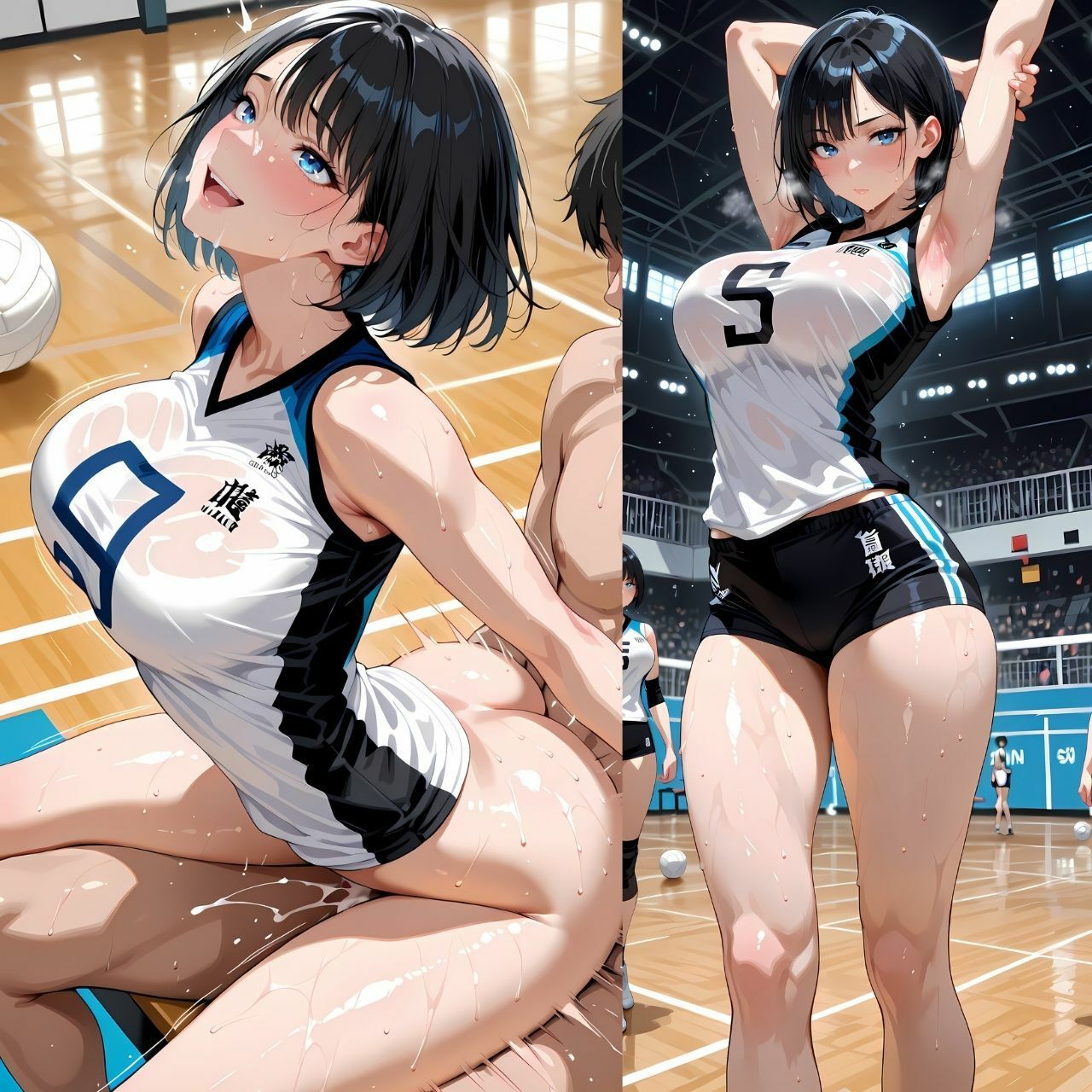 高身長美女と。。。 サンプル画像4