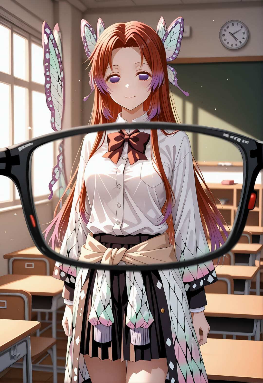 鬼〇の刃 胡蝶カ〇エ 催●学園生活 〜学校で堕ちる蝶の柱: 教室・プール・トイレでの完全服従エロ調教〜 サンプル画像2