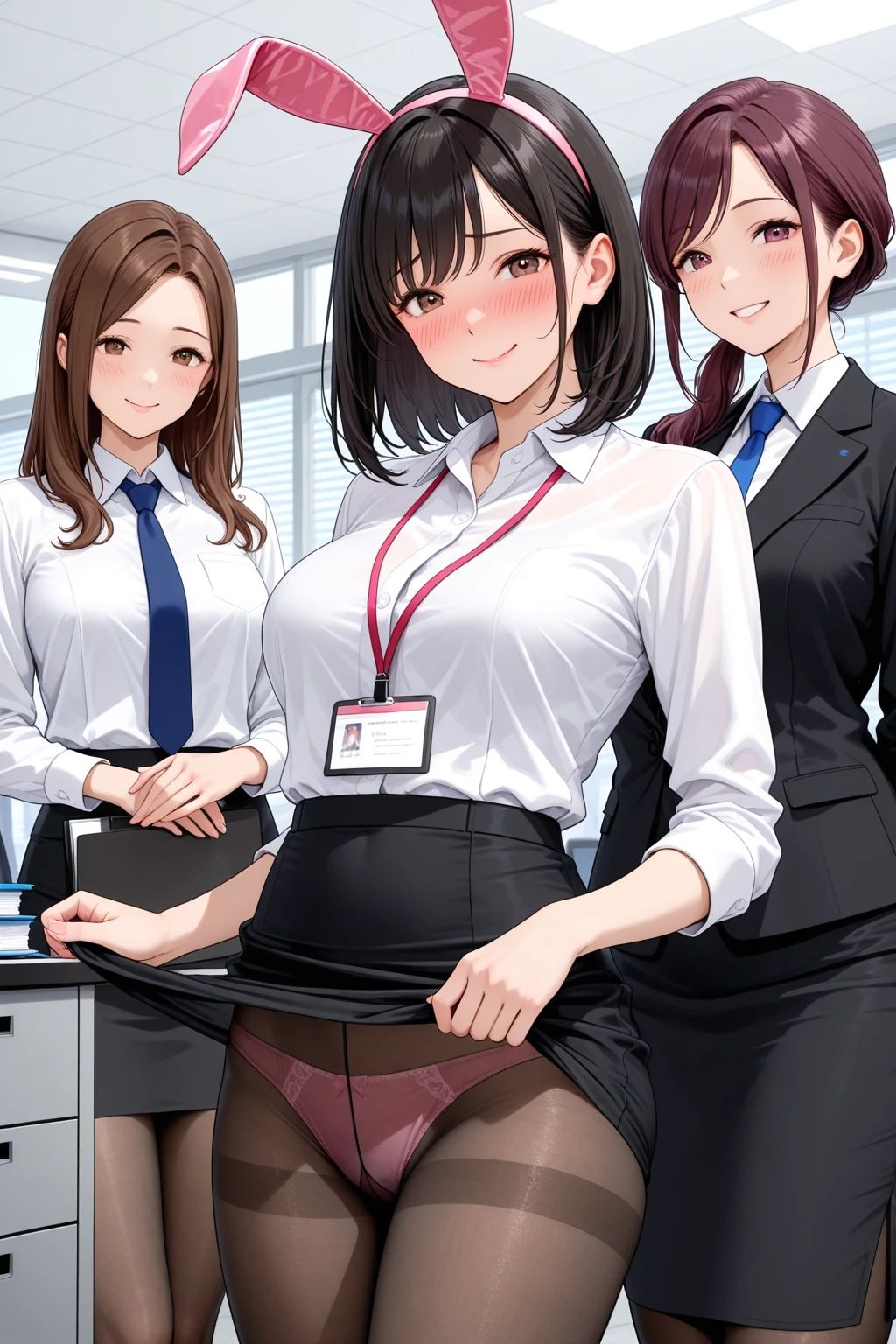 魅惑のフェチ画像集 わんわんOLがいる風景 サンプル画像1