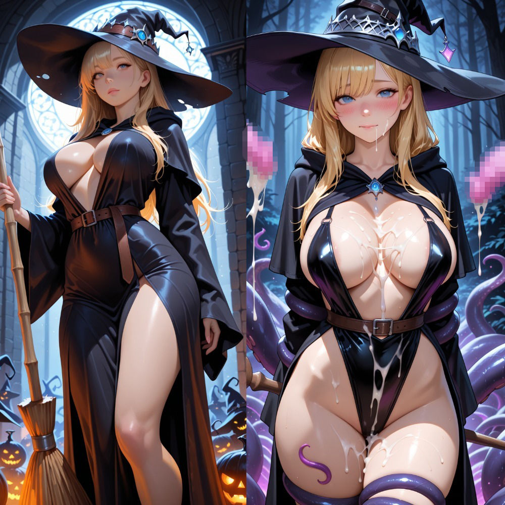 魔女ちゃんの失敗 サンプル画像1