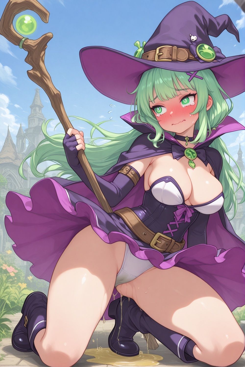 魔女とおもらしの日々 サンプル画像3