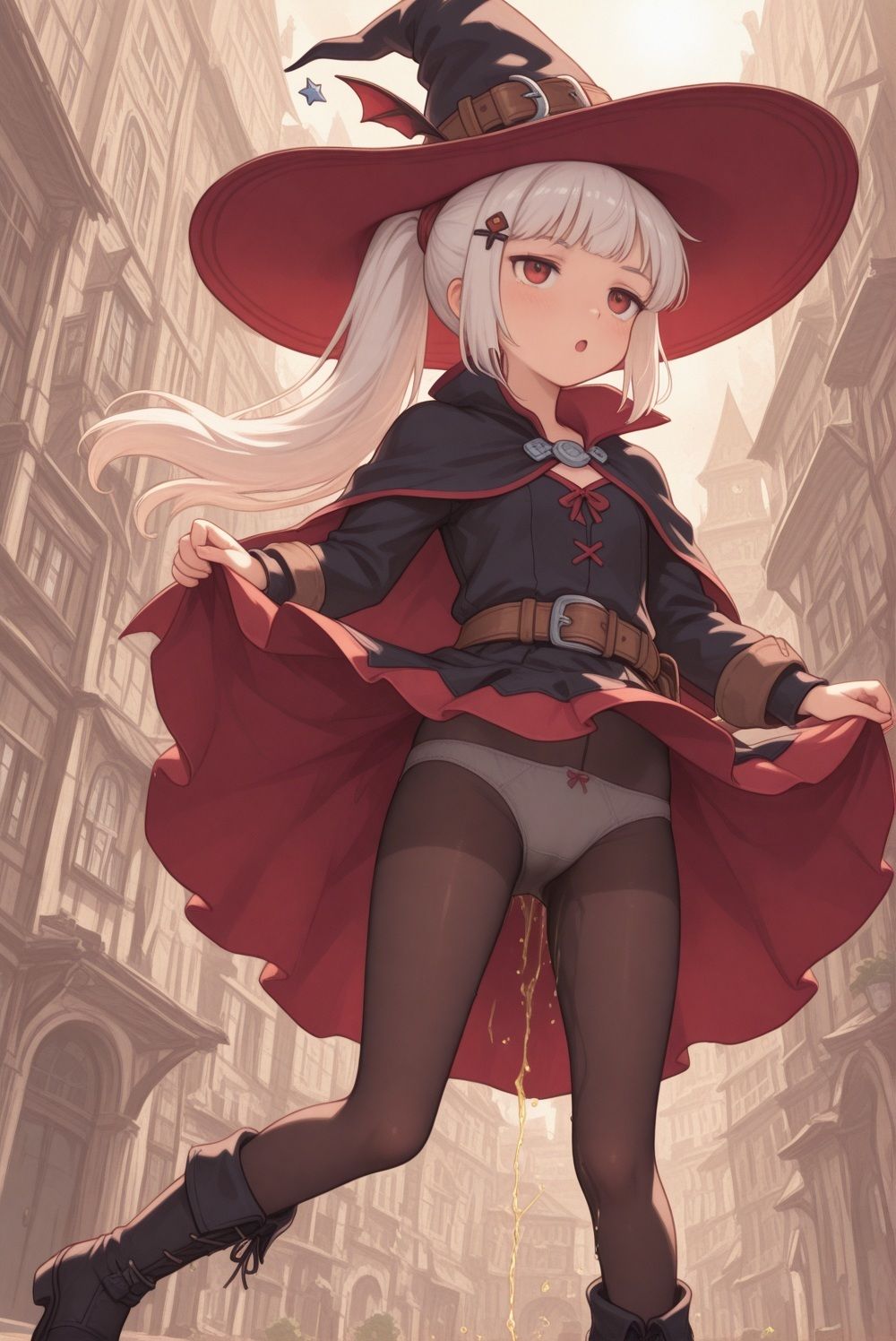 魔女とおもらしの日々 サンプル画像5