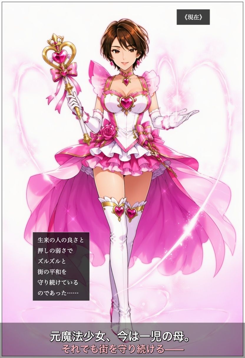 魔法人妻ミラクルカレン 〜後任が見つからないので人妻になっても魔法少女続けてます〜 サンプル画像1