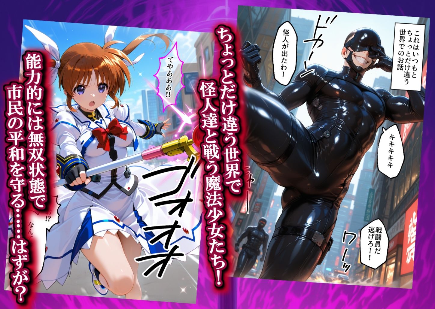 魔法少女 闇落ち 敗北ルートもう戻れない 繰り返される凌●と快楽で嫌なはずなのに…リリカル編 サンプル画像1