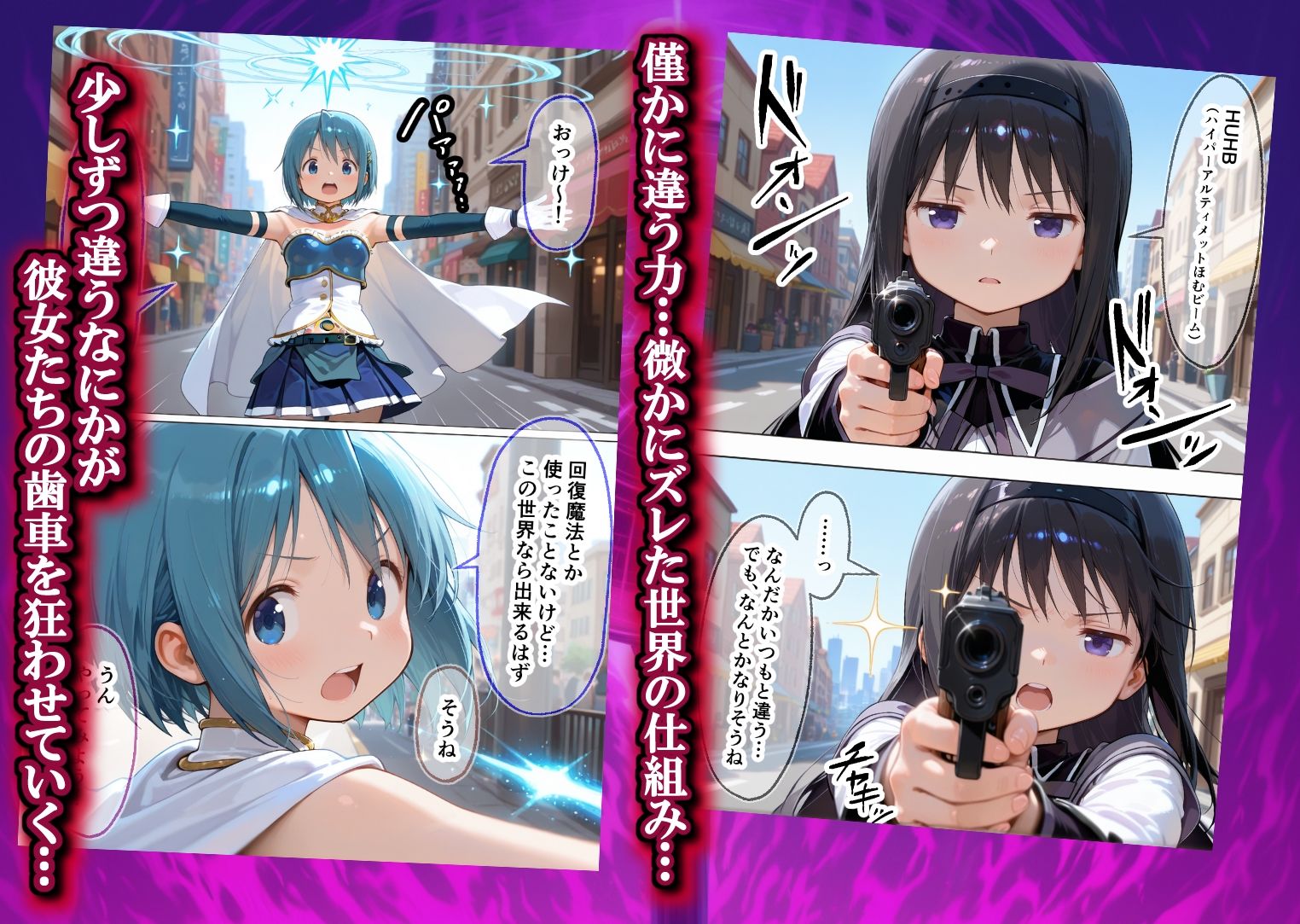 魔法少女 闇落ち 敗北ルートもう戻れない 繰り返される凌●と快楽で嫌なはずなのに…まど〇ギ編 サンプル画像2