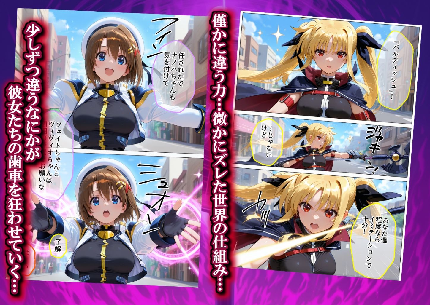 魔法少女 闇落ち 敗北ルートもう戻れない 繰り返される凌●と快楽で嫌なはずなのに…リリカル編 サンプル画像2