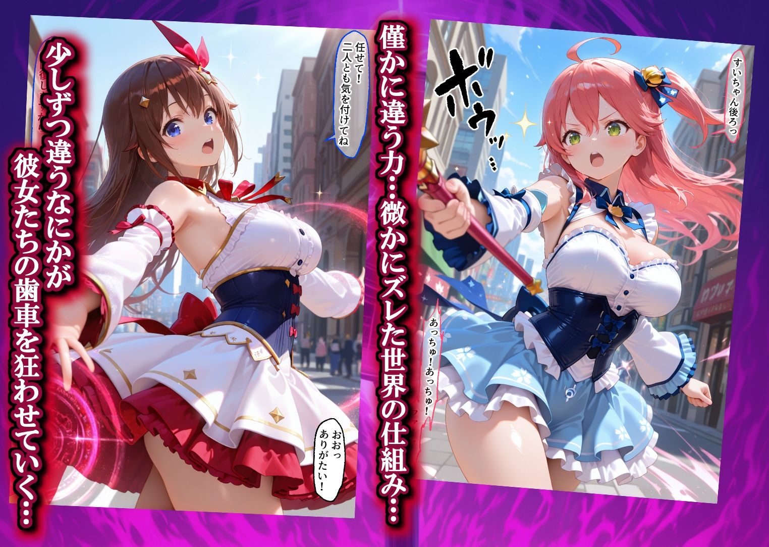 魔法少女 闇落ち 敗北ルートもう戻れない 繰り返される凌●と快楽で嫌なはずなのに…0期生編 サンプル画像2