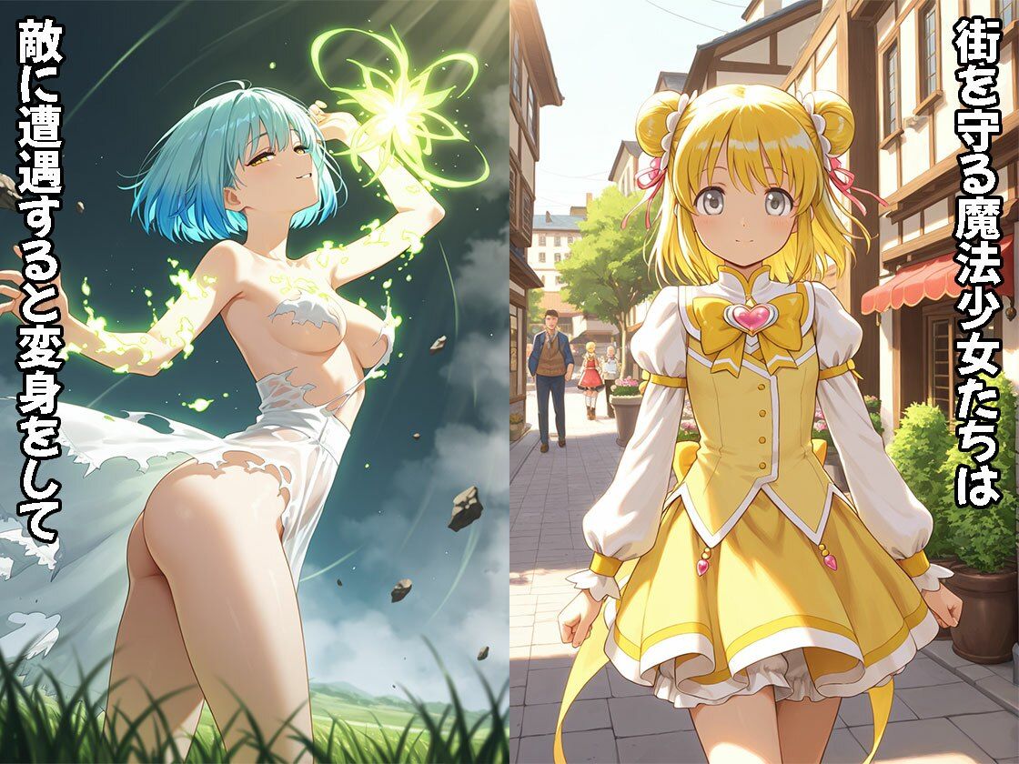 魔法少女は負けたら裁かれる（CG500枚） サンプル画像1