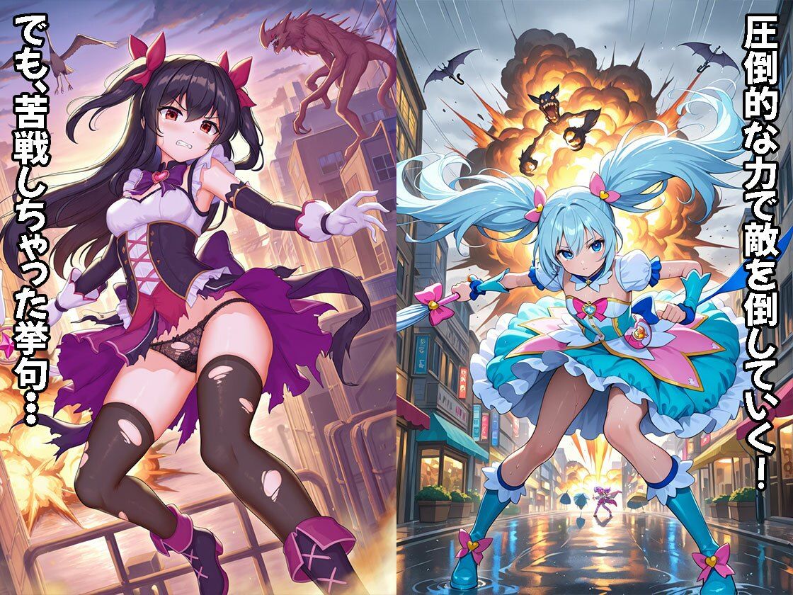 魔法少女は負けたら裁かれる（CG500枚） サンプル画像2