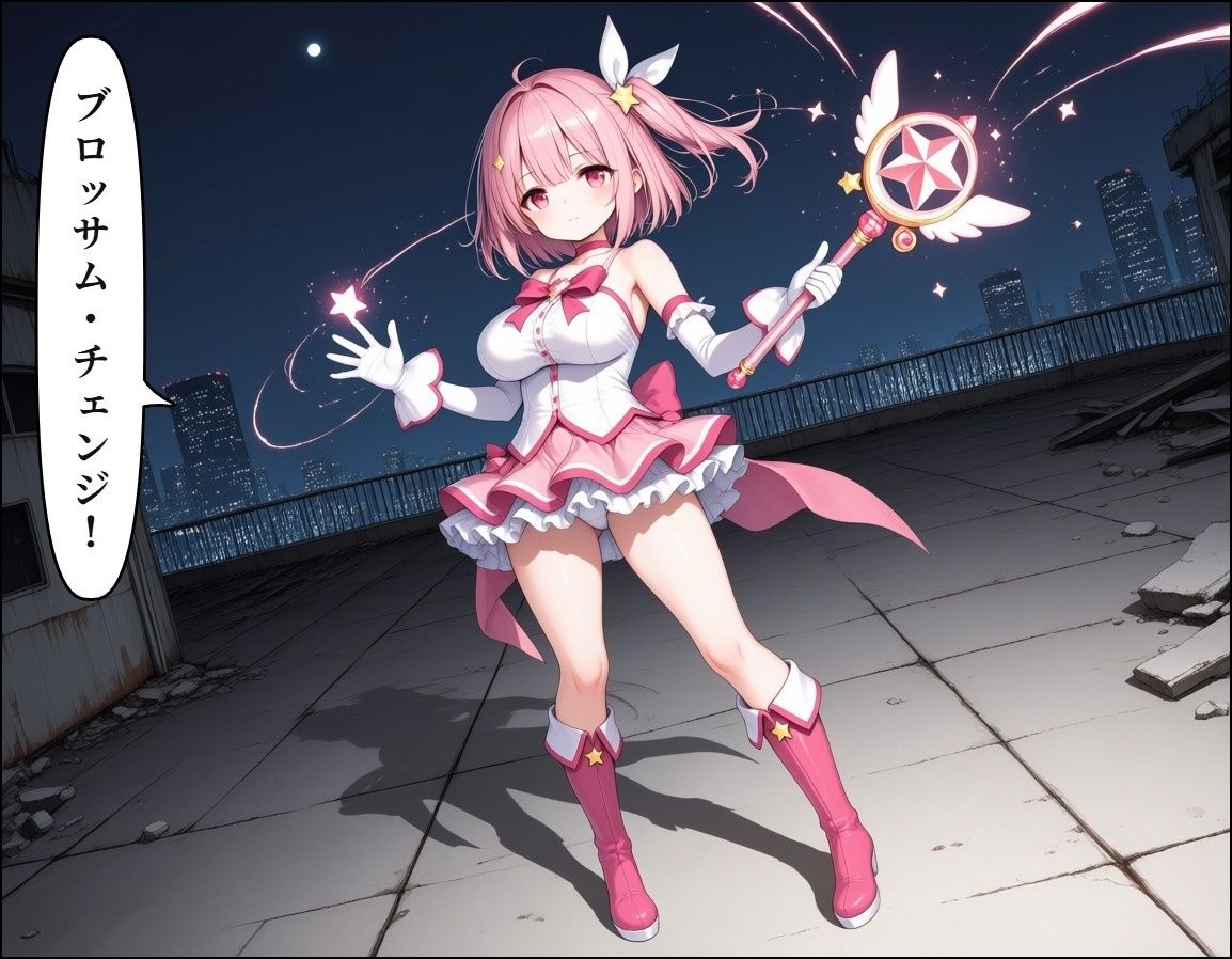 魔法少女ブロッサム 第1章・第2章 〜彼氏の知らない夜、敗北した変身ヒロインは怪人に堕とされる〜 サンプル画像2