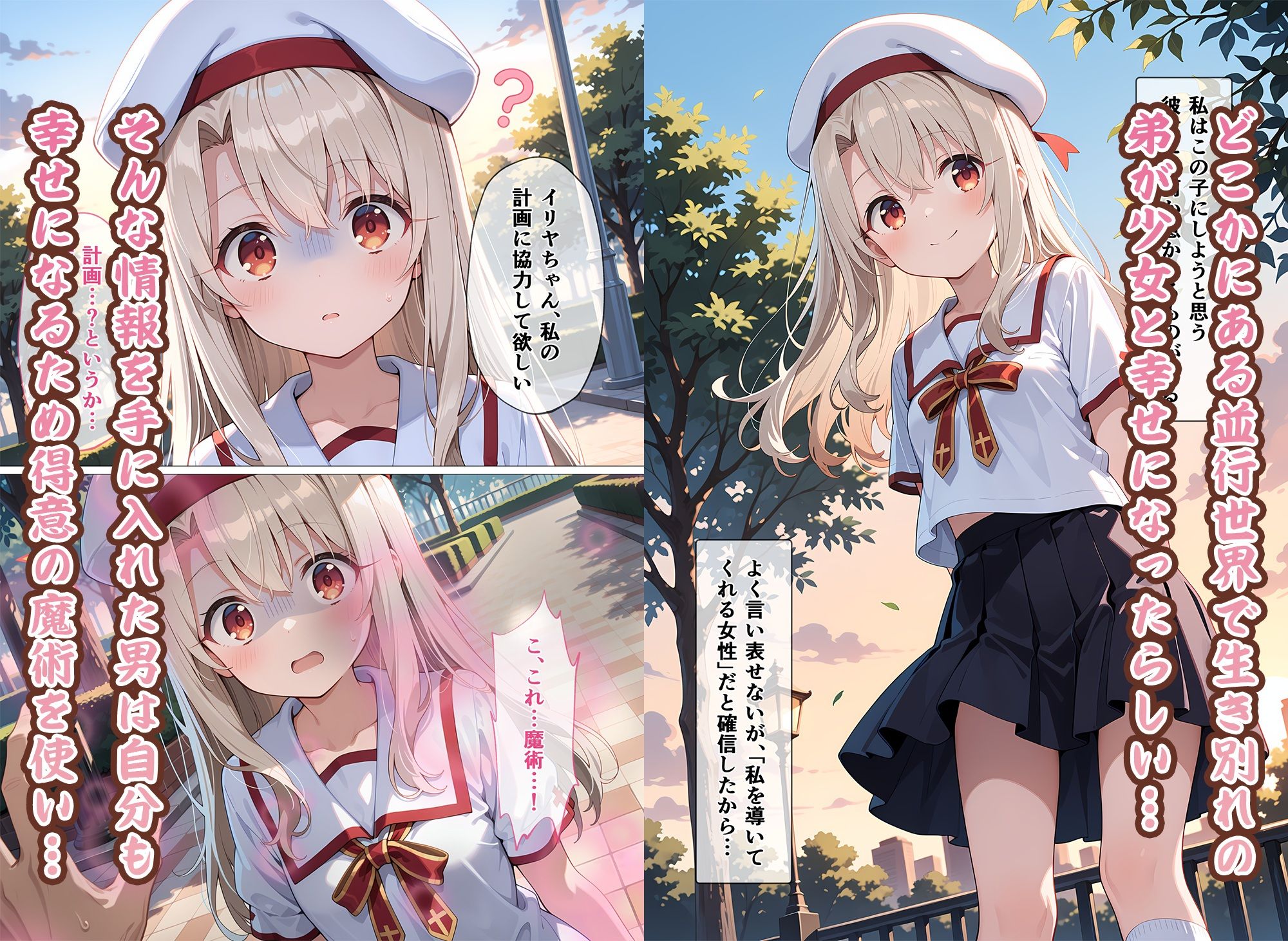 魔法少女母になる2 〜イ〇ヤスフィール・フ〇ン・ア〇ンツベ〇ン〜 サンプル画像1