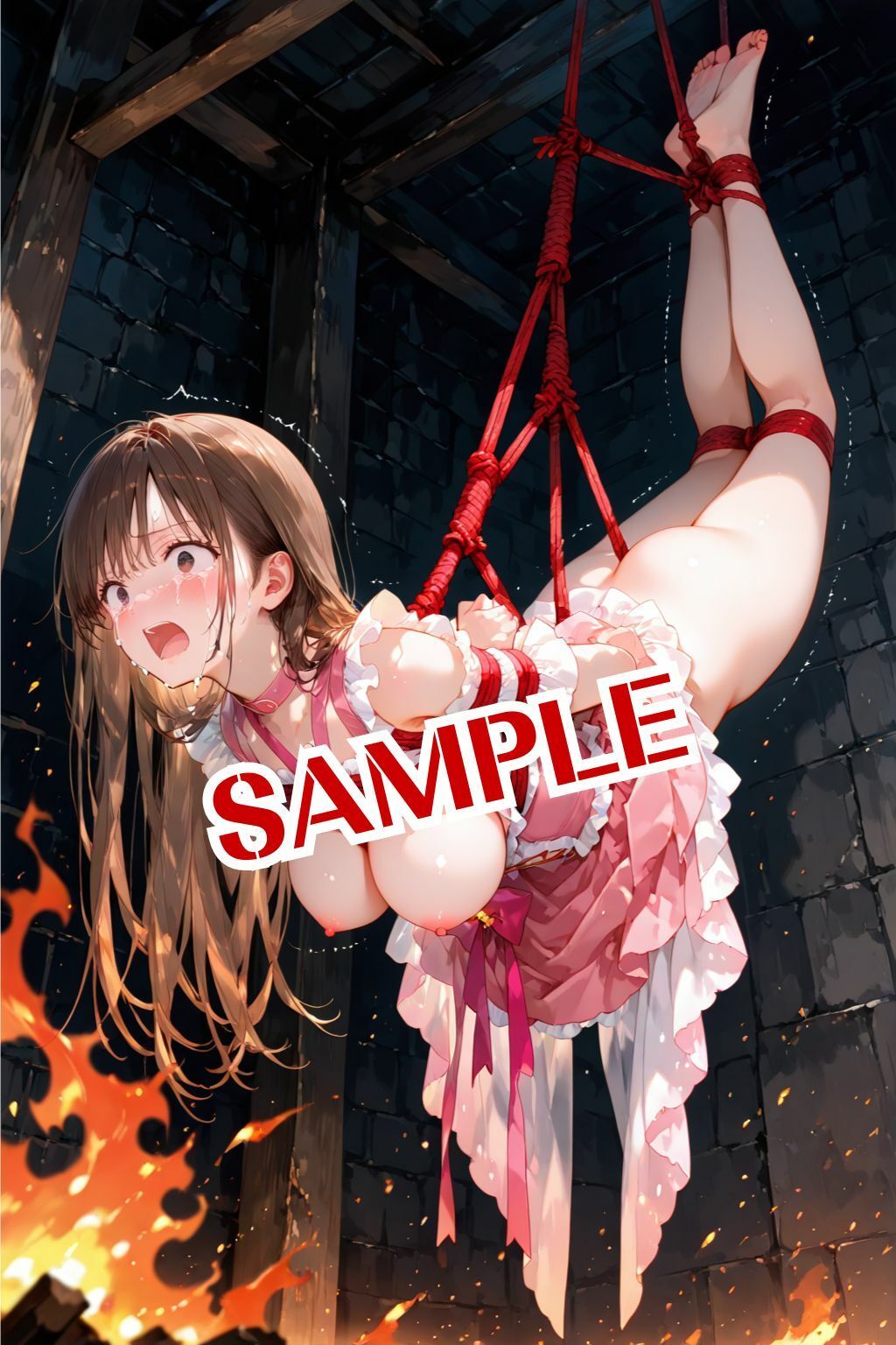 魔法戦士えりな vol.4 監禁 編【後編:拘束と拷問】 サンプル画像4