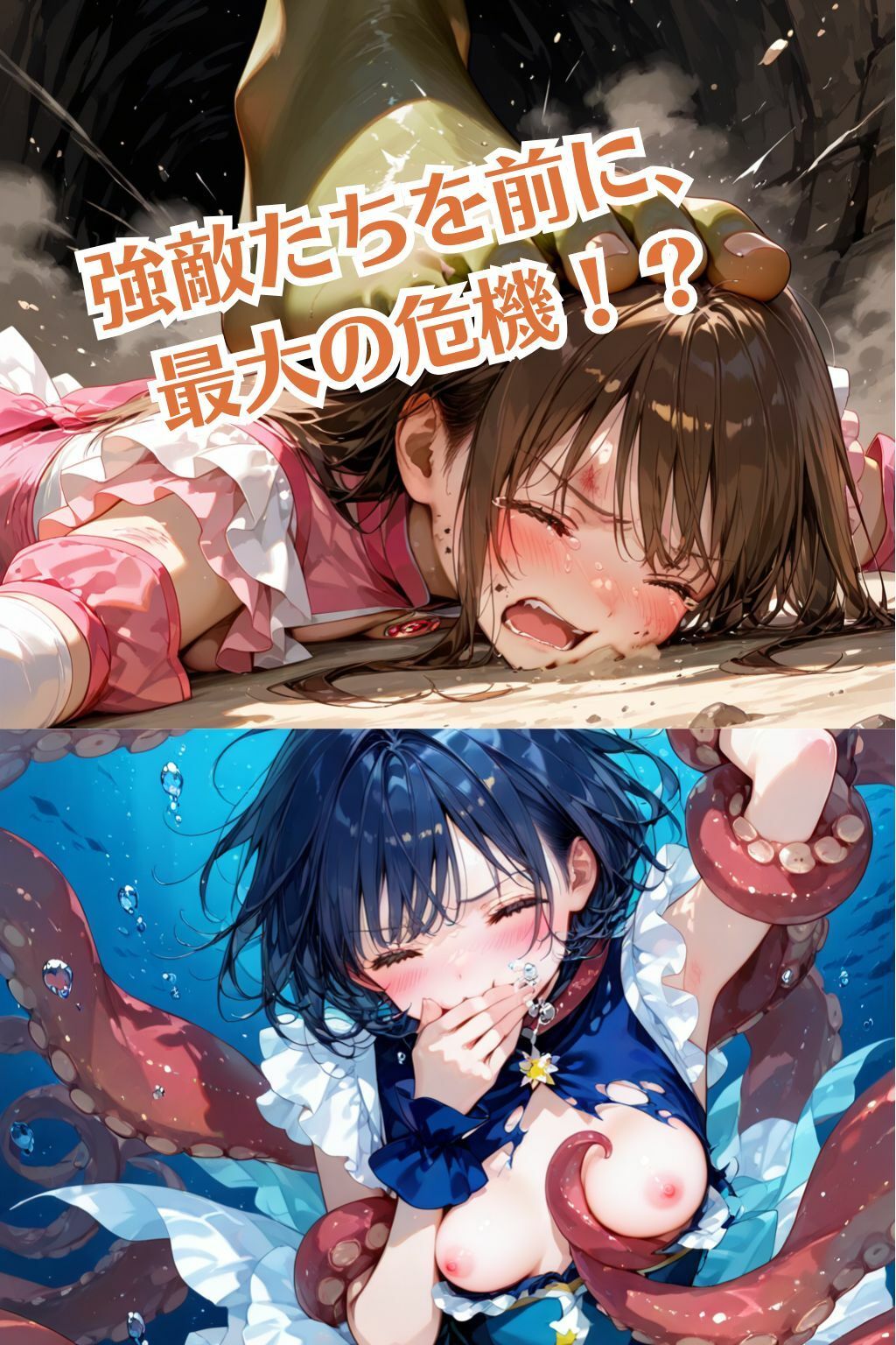 魔法戦士えりな＆せりか vol.3 迫りくる海と陸の絶望 編 サンプル画像3