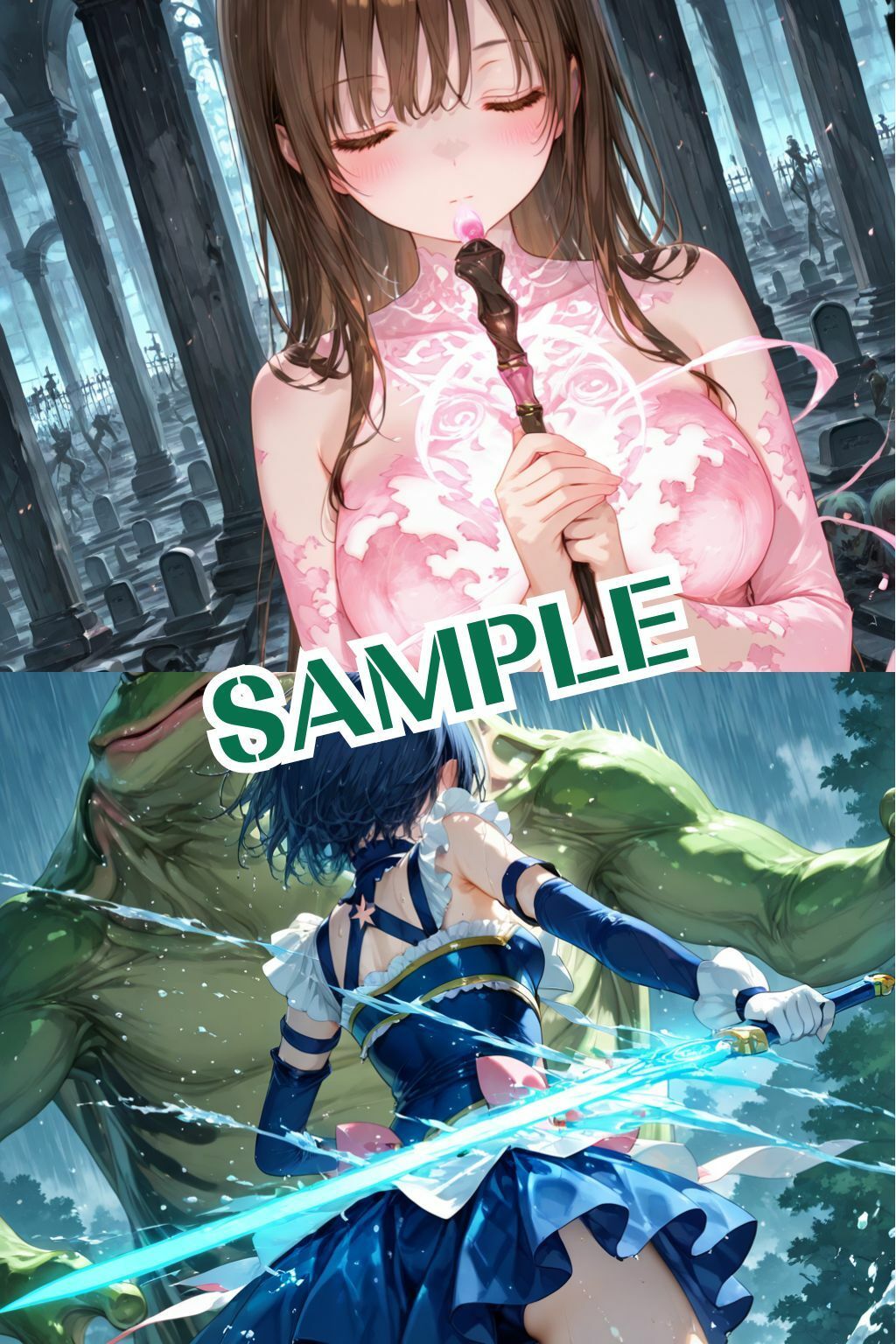 魔法戦士えりな＆せりか vol.4 ゾンビとゴブリンの餌食 編 サンプル画像10