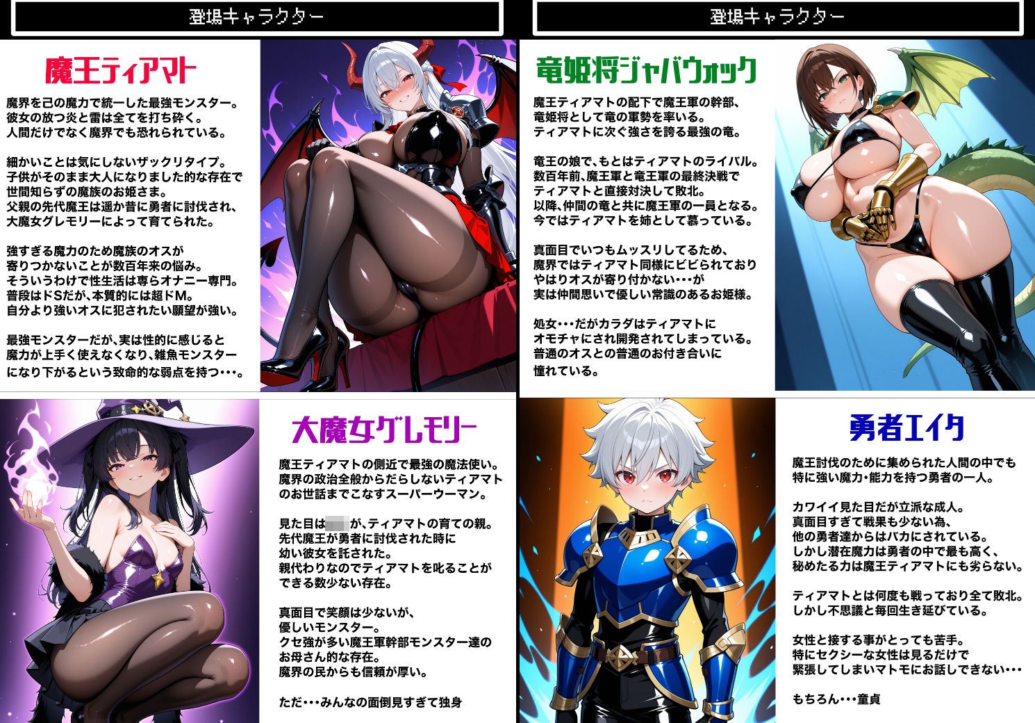 魔王がムチムチエロボディだったので仲間モンスターに堕ちるまで中出しピストンで種付けしまくった話 -Vol.3- サンプル画像1