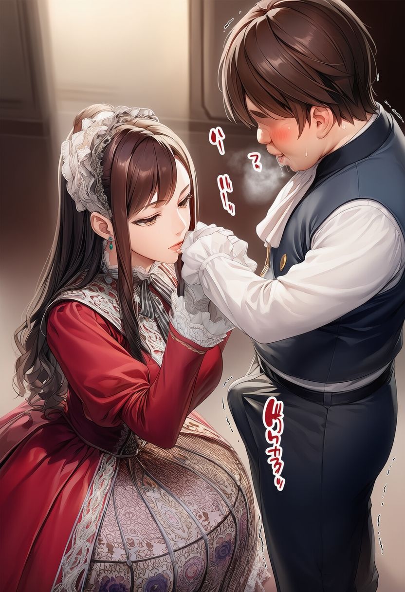 麗しの○リィタドレス許嫁を手に入れた貴族おぼっちゃま サンプル画像1