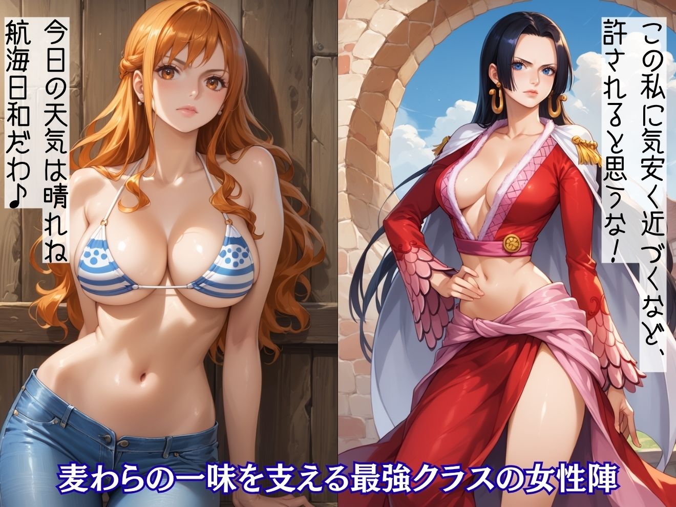 麦わらヒロイン監禁性玩具化計画 ワ〇ピース外伝 サンプル画像1