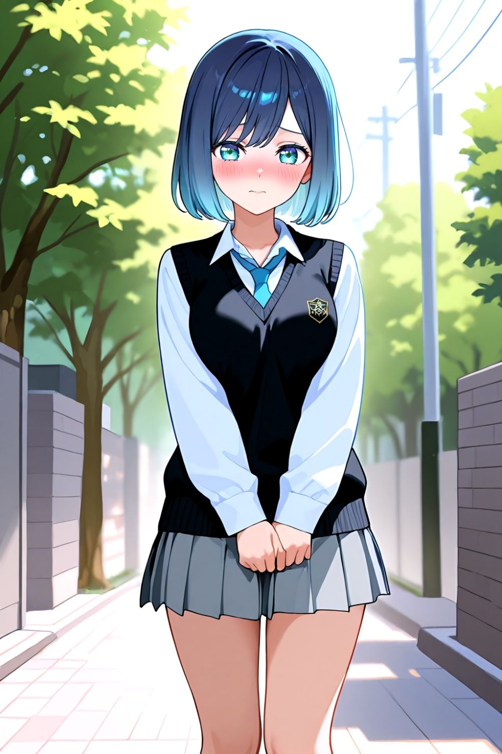 黒〇あかね  野外露出編 サンプル画像1