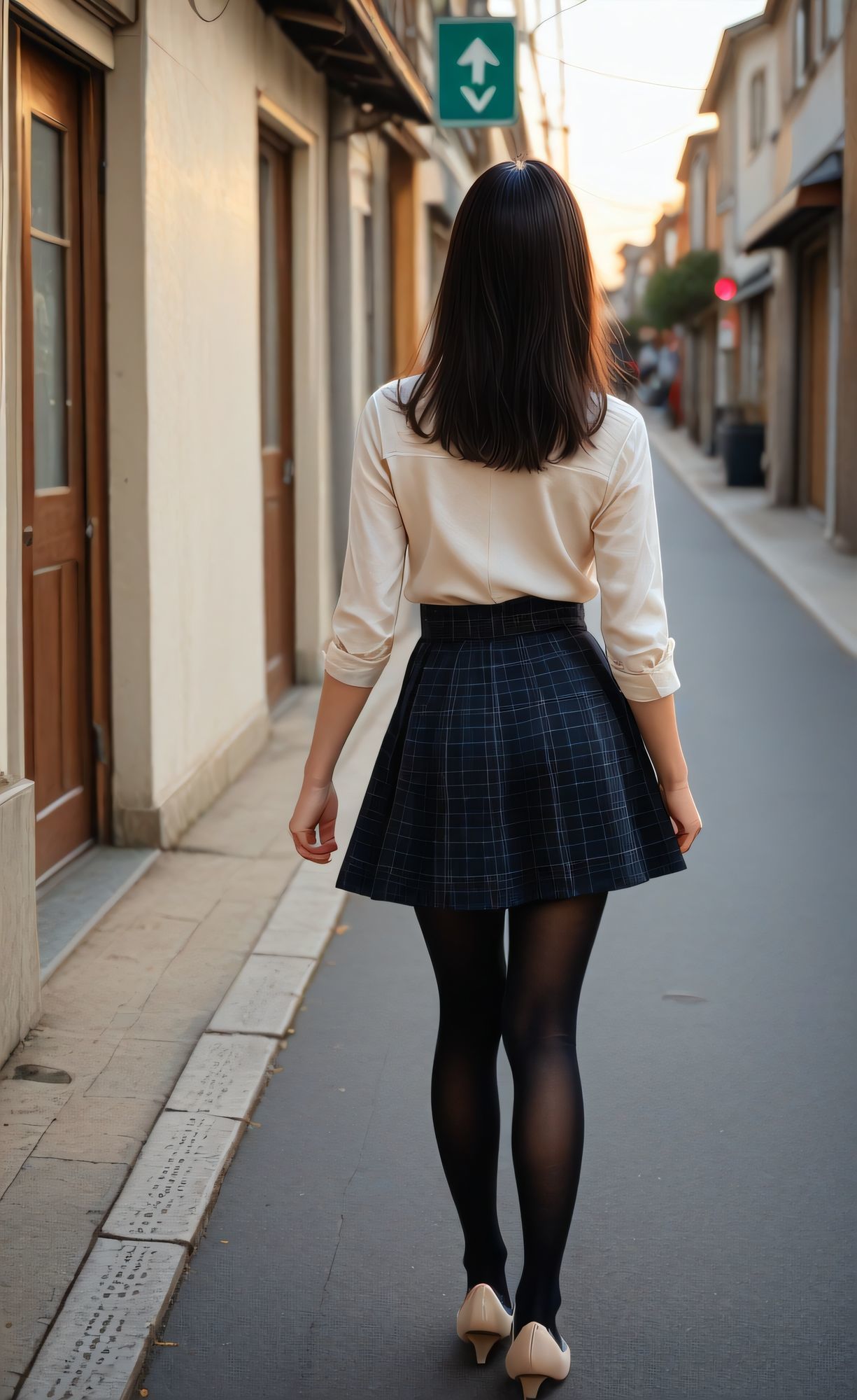 黒ストッキングの帰り道3 サンプル画像7