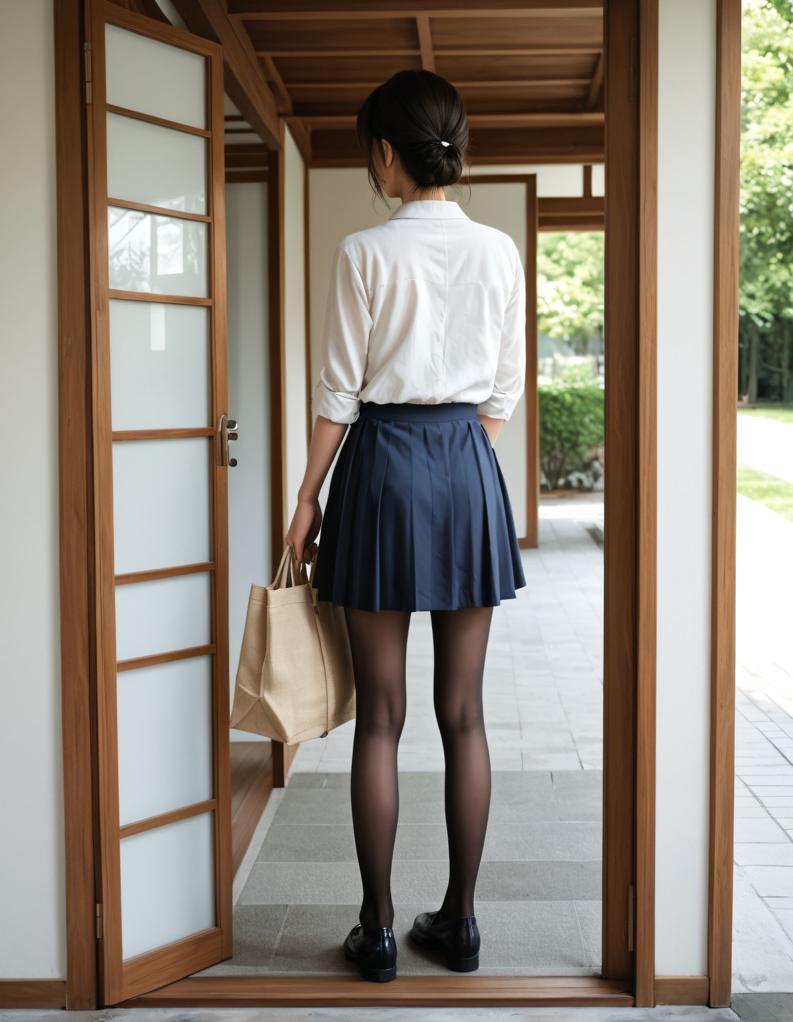 黒ストッキングの帰り道3 サンプル画像9