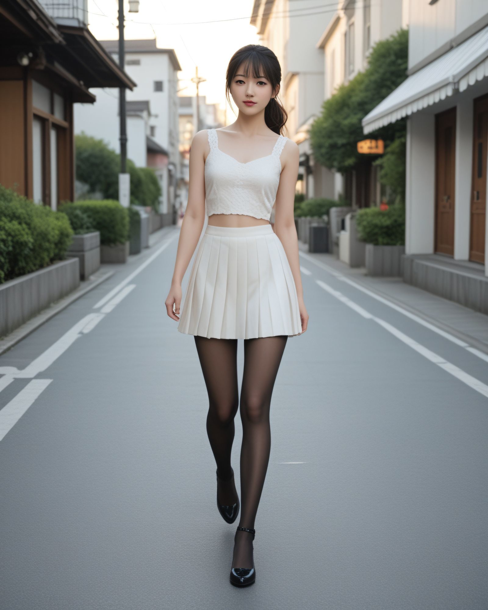 黒ストッキングの帰り道4 サンプル画像10