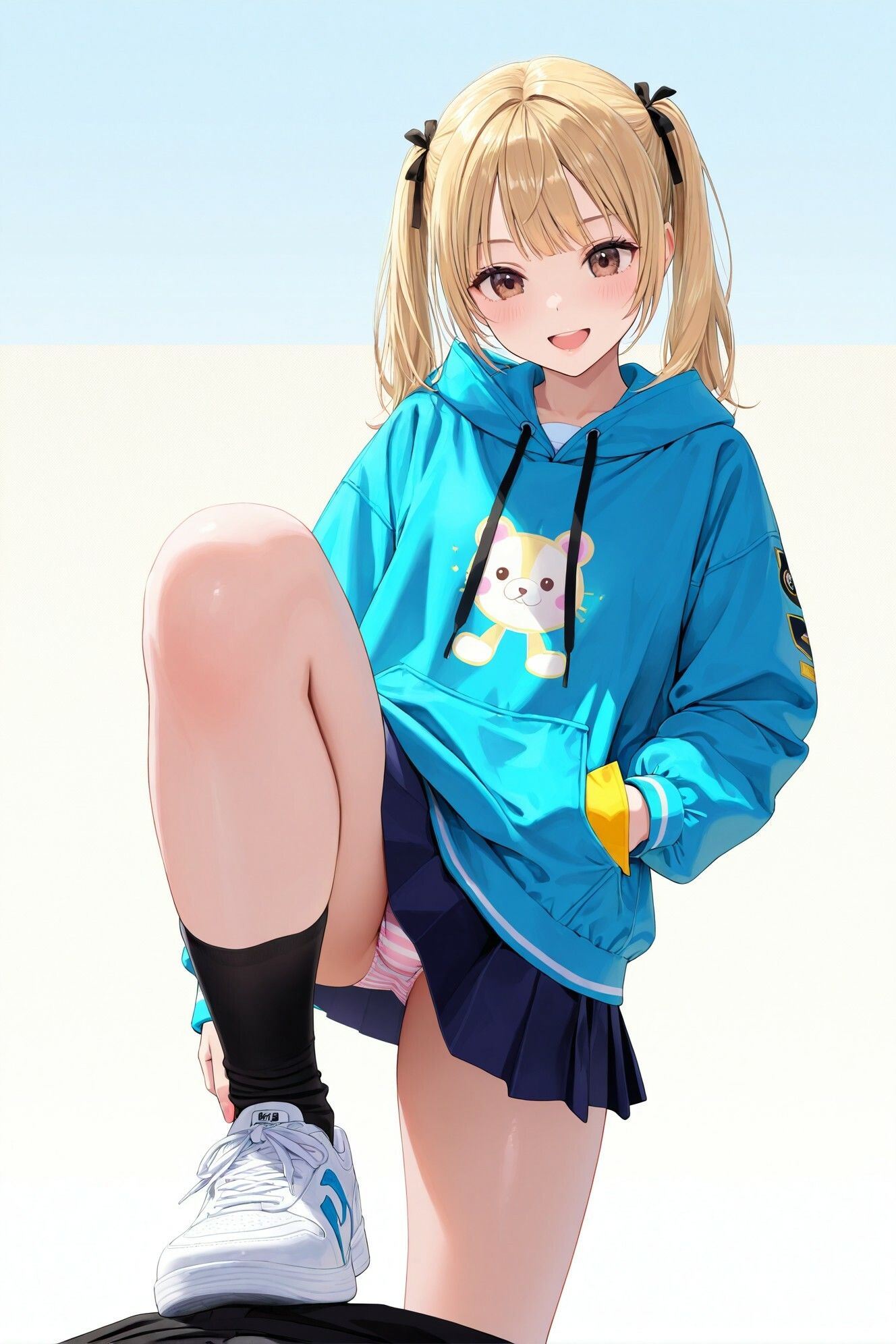 黒ハイソックスJKの踏みつけパンチラ  Vol.2 サンプル画像5