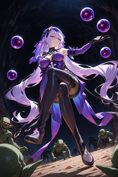 黒白鳥の小鬼堕ち サンプル画像2