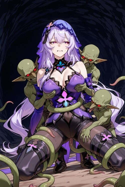 黒白鳥の小鬼堕ち サンプル画像4