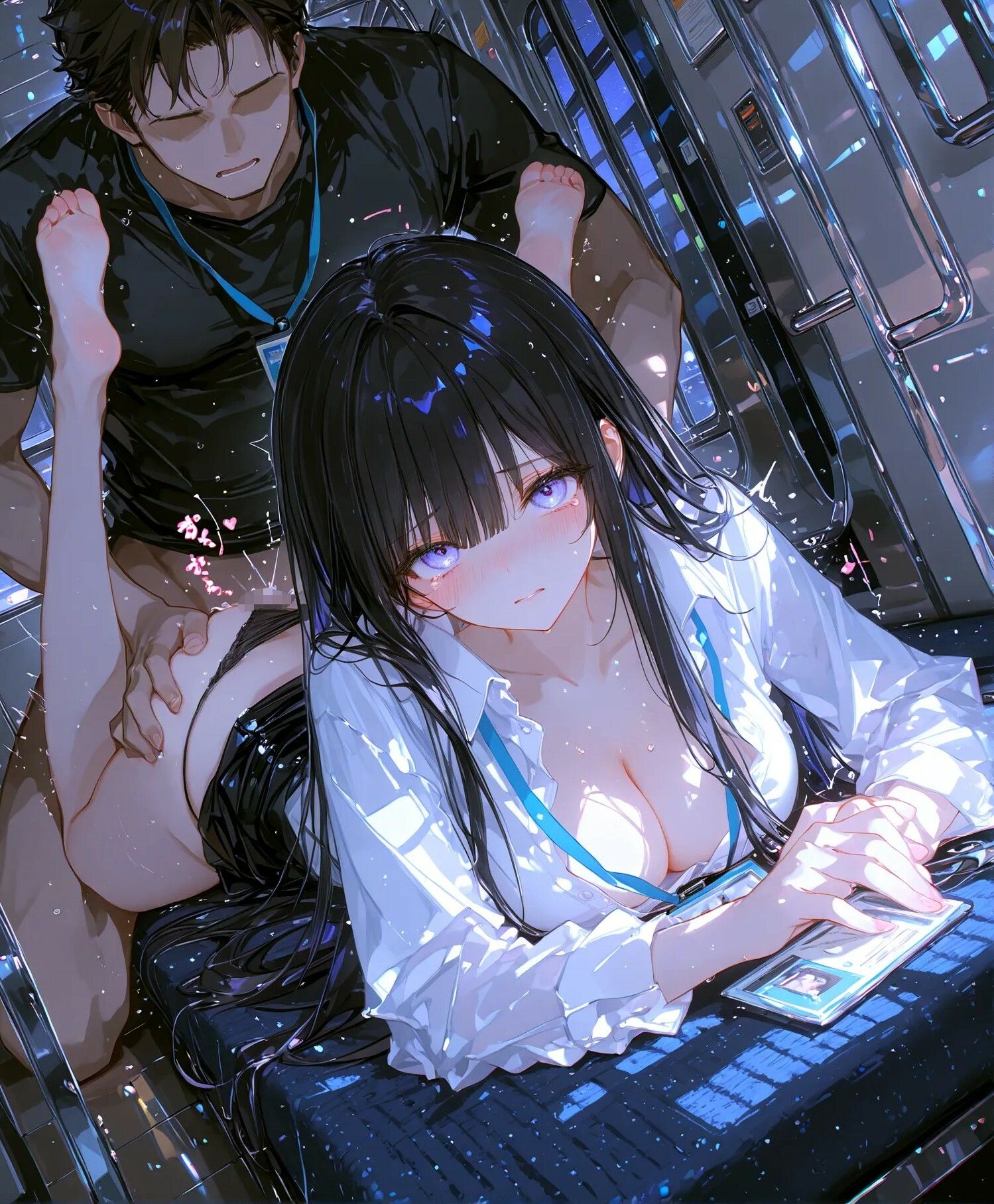 黒髪ロングとSEX  OL サンプル画像5