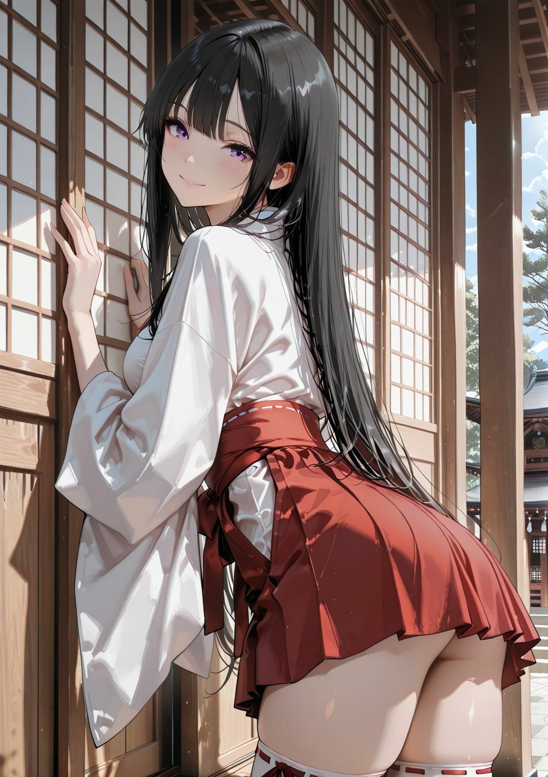 黒髪清楚なお嬢様JKが3つのコスチュームプレイでご奉仕、濃厚3変化 サンプル画像8