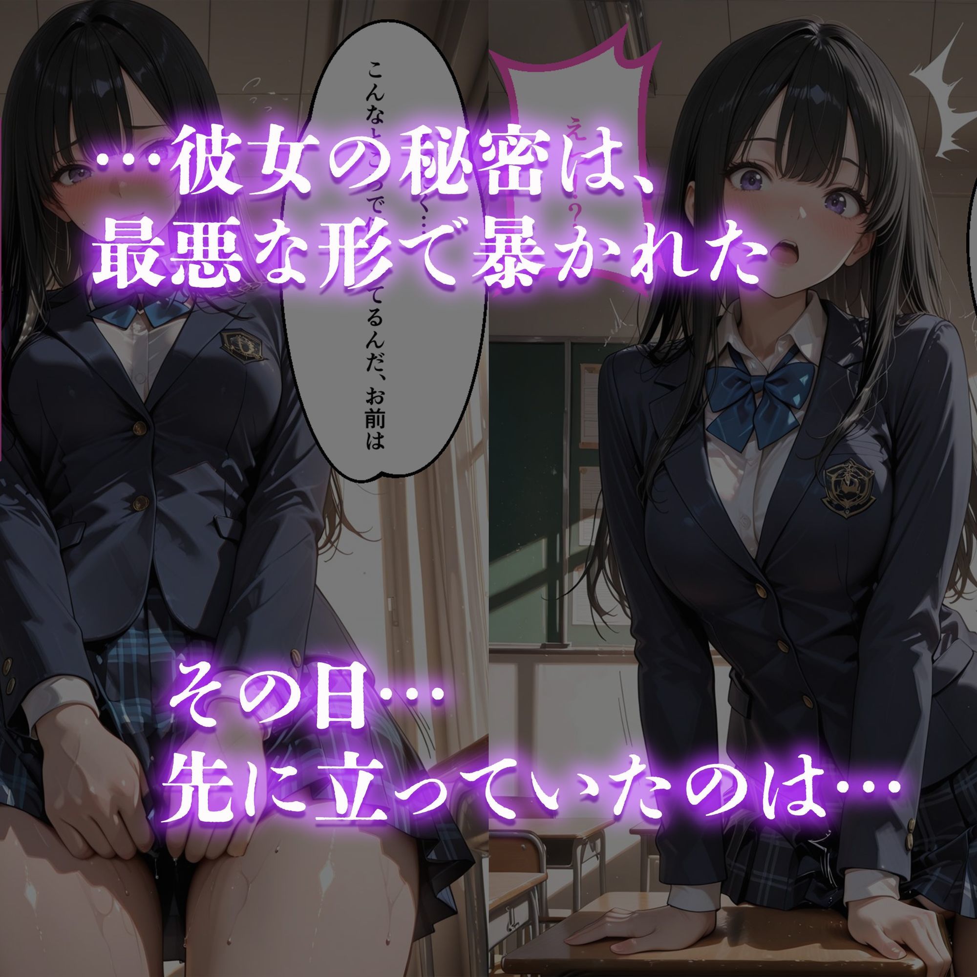 黒髪清楚なお嬢様JKの堕落記録  〜優等生の隠された淫欲〜 サンプル画像3