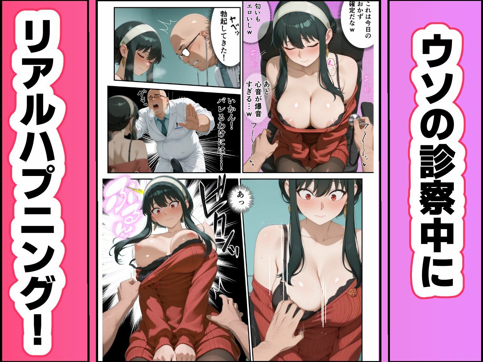 （偽）人妻が仕事帰りに立ち寄った医院で処女喪失 サンプル画像3