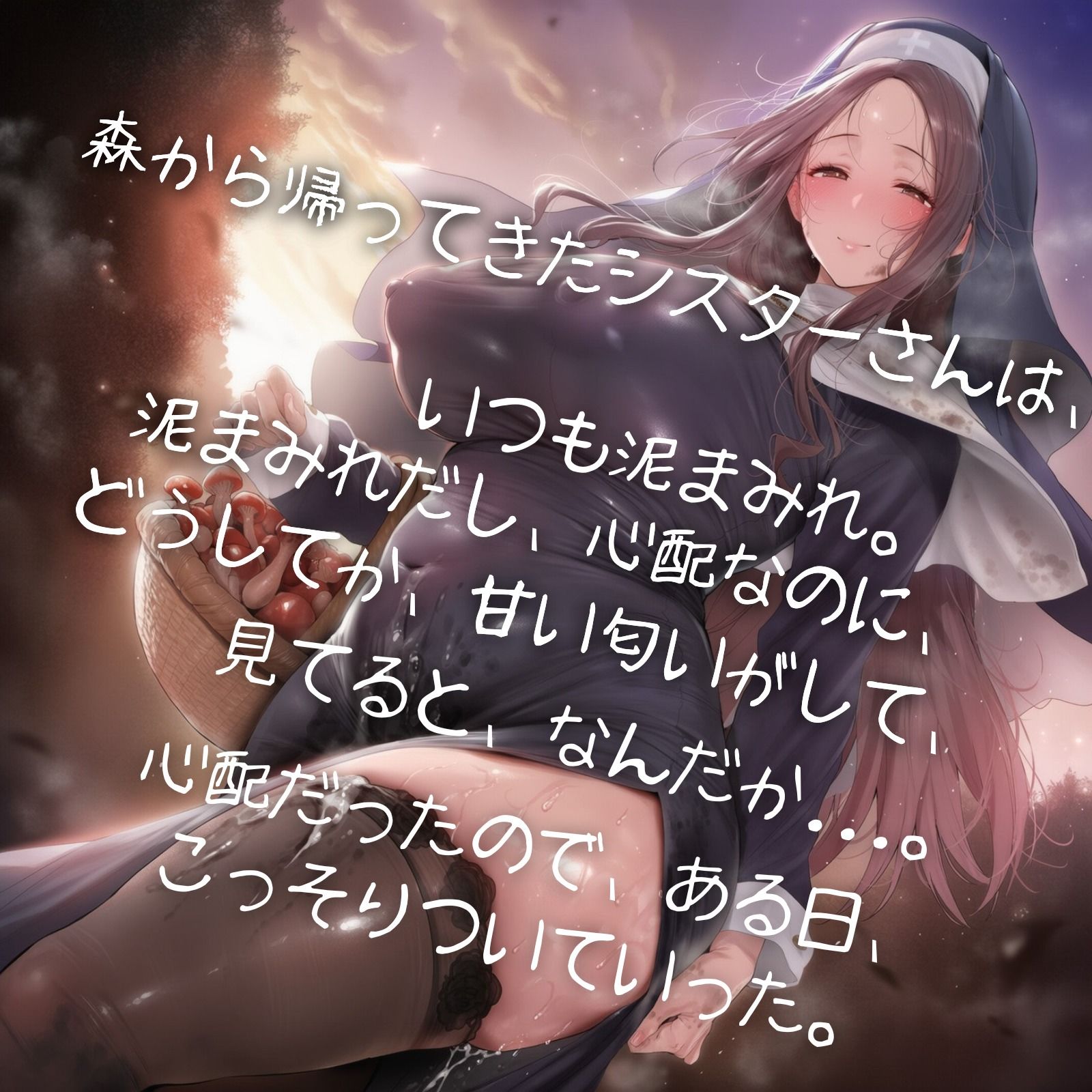 （憧れのお姉さん異種姦BSS CG458枚）ぼくの好きな村のシスターさんはよく森に行って… サンプル画像2
